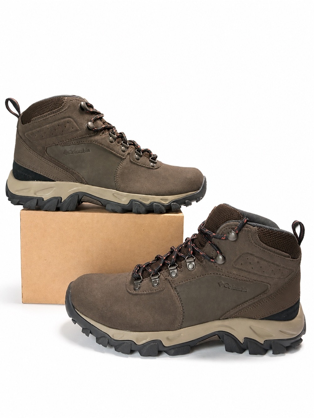 Columbia Men's Newton Ridge Plus II Suede Waterproof Hiking Boot Size 8.5W NEW